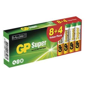 GP alkalická batéria SUPER AAA (LR03) 8+4DB kép