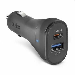 SBS Autoadaptér USB/USB-C, 2, 1 A/3, 1 A, čierna kép