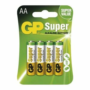 GP Alkalická batéria Super LR6 (AA), 4 kusy kép