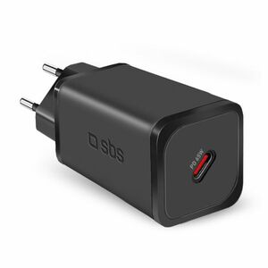 SBS Cestovný adaptér Mini USB-C, GaN, 65 W, PD, čierna kép