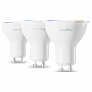 TechToy Smart žiarovka RGB 4.7W GU10 ZigBee, set 3 ks - PC kép