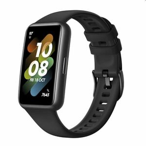 FIXED Silikónový remienok pre Huawei Band 7, čierna kép