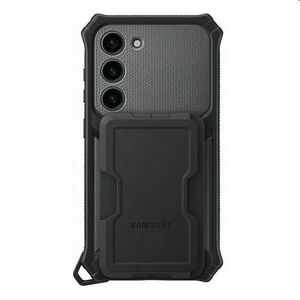 Zadný kryt Rugged Gadget pre Samsung Galaxy S23, titan (s odnímateľným úchytom) kép