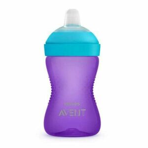 Philips Avent Hrnček 300 ml Grippy s mäkkým náustkom dievča kép