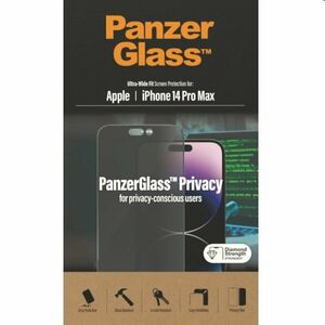 Ochranné sklo PanzerGlass UWF Privacy AB pre Apple iPhone 14 Pro Max, čierna kép