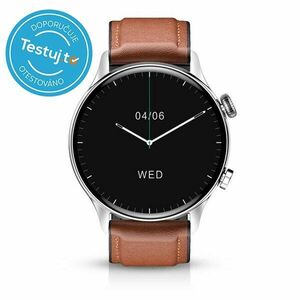 Niceboy WATCH GTR smart hodinky, strieborné kép