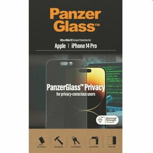 Ochranné sklo PanzerGlass UWF Privacy AB pre Apple iPhone 14 Pro, čierna kép