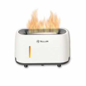 Tellur flame aróma difuzér, 240 ml, LED, biely kép