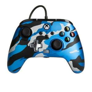 Káblový ovládač PowerA Enhanced pre Xbox Series, Metallic Blue Camo kép