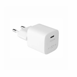 FIXED Mini cestovná nabíjačka USB-C výstup a PD, 30 W, biela kép