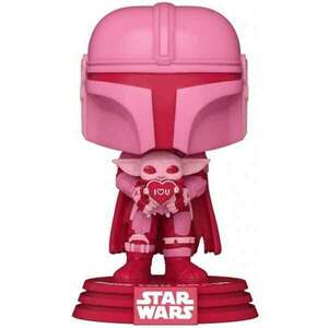 POP! Valentines The Mandalorian with Grogu (Star Wars) Special Edition kép