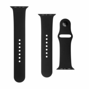 FIXED Set silikónových remienkov pre Apple Watch 38/40/41 mm, čierna kép