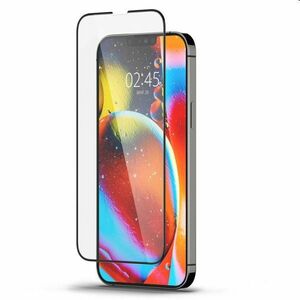 Tvrdené sklo Spigen tR Slim HD pre Apple iPhone 14, 13, 13 Pro, čierna kép