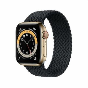 COTEetCI nylónový náramok 125 mm pre Apple Watch 38/40/41 mm, čierny kép