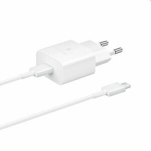 Rýchlonabíjačka Samsung 15 W s USB-C káblom, biela kép