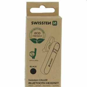 Swissten Bluetooth slúchadlo Caller, čierne kép