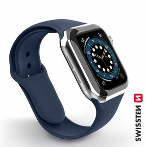 Swissten silikónový remienok pre Apple Watch 38-40, modrá kép