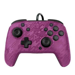 Káblový ovládač PDP Faceoff Deluxe+ Audio pre Nintendo Switch, Camo Purple kép