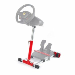 Wheel Stand Pro DELUXE V2, stojan pre závodný volant a pedály Thrustmaster SPIDER, T80/T100, T150, F458/F430, red kép