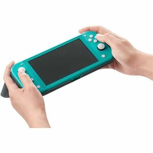 Nintendo Switch Lite preklápacie puzdro a ochranná fólia, šedé kép