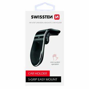 Swissten magnetický držiak do ventilácie auta S-Grip easy mount, čierna kép