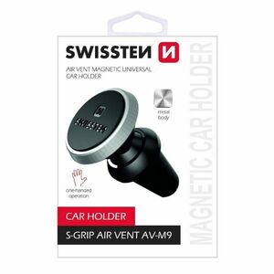 Magnetický držiak Swissten S-Grip M9 do ventilácie, strieborná kép