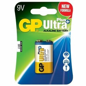 GP alkalická batéria ULTRA PLUS 9V (6LF22) 1BL kép