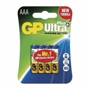 GP alkalická batéria ULTRA PLUS AAA (LR03) 4BL kép