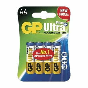 GP alkalická batéria ULTRA PLUS AA (LR6) 4BL kép