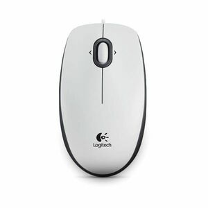 Kancelárska myš Logitech Optical USB Mouse B100, white kép