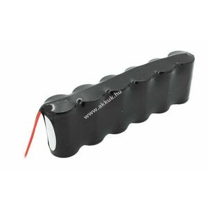 Vészvilágítás akku, Ni-Cd, 7.2V, 1800mAh, F1x6 akkupakk, Sub-C, 20 cm vezetékkel kép