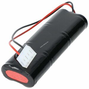 Vészvilágítás akku, Ni-Cd, 7.2V, 1800mAh, L2x3 Sub-C akkupakk, 20 cm vezetékkel és csatlakozóval kép