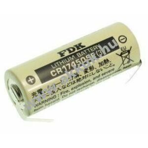 FDK / Sanyo lítium elem típus CR17450SE forrfüles U-forma 3V 2500mAh - Kiárusítás! kép