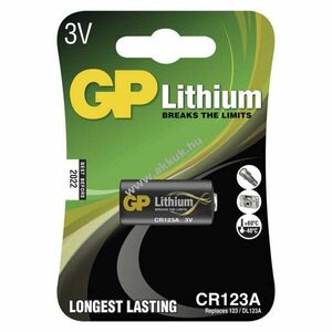 GP fotó elem Lithium CR123 (CR17345) 1db/csom. kép