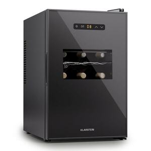 Klarstein Silent Vino 15 Uno Borhűtő 39 l / 15 palack 5-18 °C Érintős kép