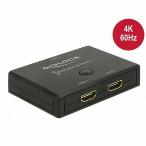 DELOCK HDMI 2-1 kétirányú 4K 60Hz Switch (18749) kép