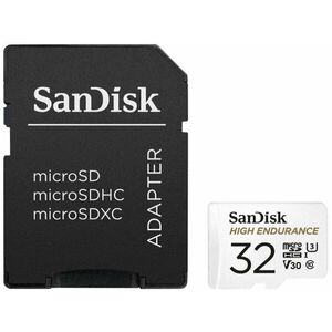 Sandisk High Endurance U3 32 GB MicroSDHC Memóriakártya + Adapter (SDSQQNR-032G-GN6IA) kép