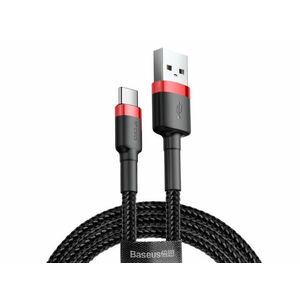 Baseus Cafule USB - Type-C 2m gyorstöltő adatkábel (CATKLF-C91) piros/fekete kép