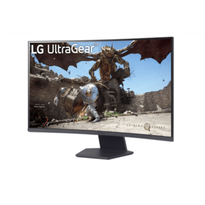 LG UltraGear 32 32GS60QC QHD VA Ívelt 180Hz gaming monitor (32GS60QC-B.AEUQ) kép