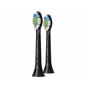 Philips Sonicare Optimal White HX6062/13 standard fogkefefej 2db, fekete kép