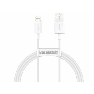 Baseus Superior Series USB to iPhone 1m gyorstöltő adatkábel (CALYS-A02) fehér kép