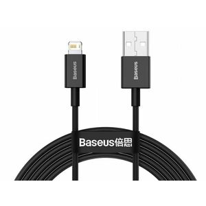 Baseus Superior Series USB to iPhone 1m gyorstöltő adatkábel (CALYS-A01) fekete kép