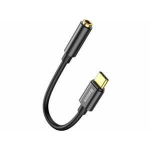 Baseus L54 USB Type-C to 3.5mm DAC adapterkábel (CATL54-01) fekete kép