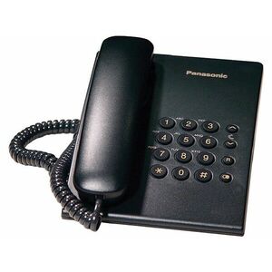 Panasonic KX-TS500HGB vezetékes telefon, fekete kép