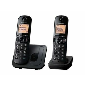 Panasonic KX-TGC212PDB vezeték nélküli telefon kép