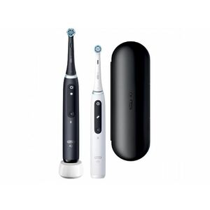 Oral-B iO Series 5 elektromos fogkefe Duo Pack, Matt Black - Quite White (10PO010379) kép