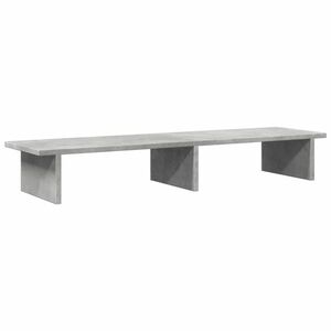 vidaXL betonszürke szerelt fa monitorállvány 100 x 27 x 15 cm kép