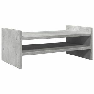 vidaXL betonszürke szerelt fa monitorállvány 50 x 27 x 20 cm kép