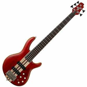 Cort A5 Plus FMMH OPBC Open Pore Black Cherry Elektromos basszusgitár kép