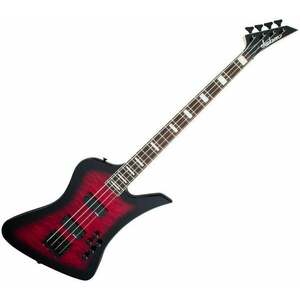 Jackson JS3 Q Kelly Bird AH Transparent Red Burst Elektromos basszusgitár kép